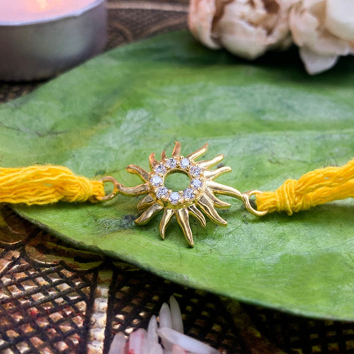 Pure 92.5 Silver Sun Rakhi