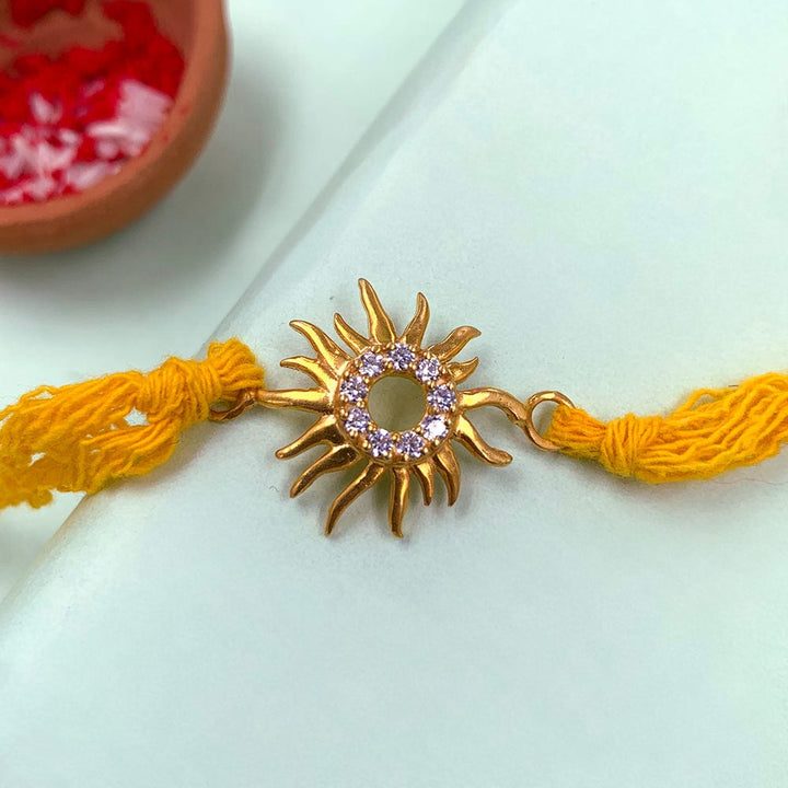 Pure 92.5 Silver Sun Rakhi