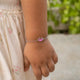 925 Silver Kids Princess Crown Enamel Bracelet