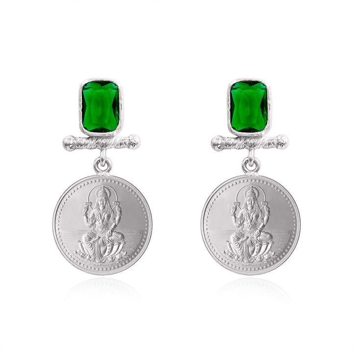 999 Silver Maa Lakshmi Earring