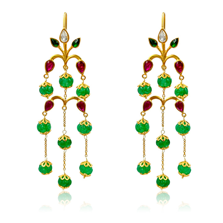 Silver Royal Sui Dhaga Earrings