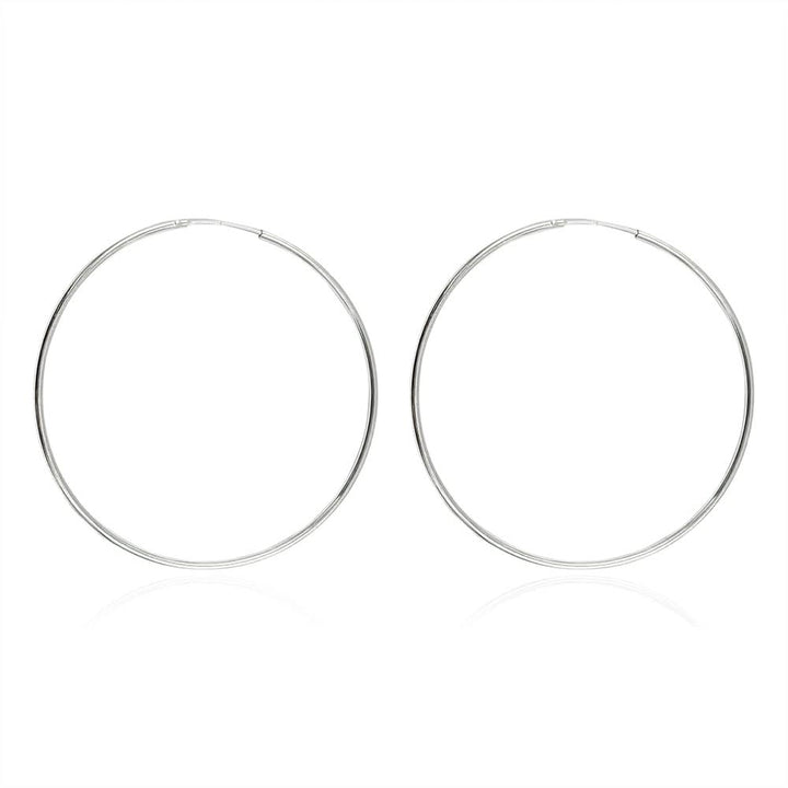 92.5 silver Hoops Earring