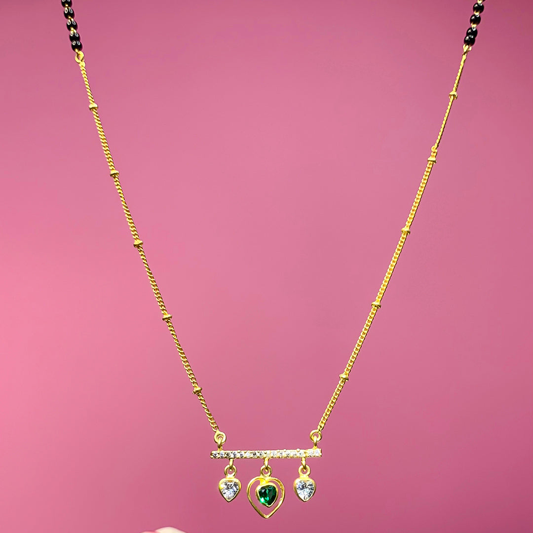 92.5 Sterling Silver Be Mine Mangalsutra Necklace