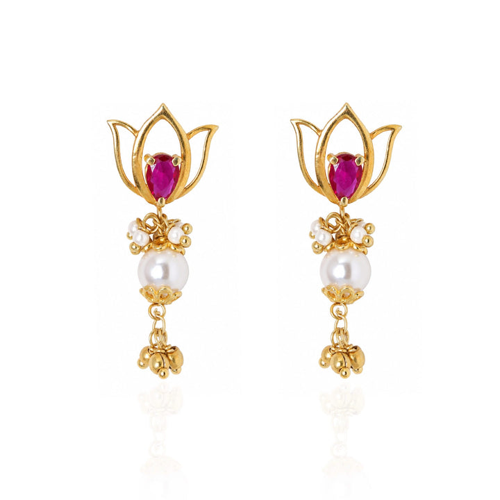 SIlver 925 Gulabo Padma Earrings