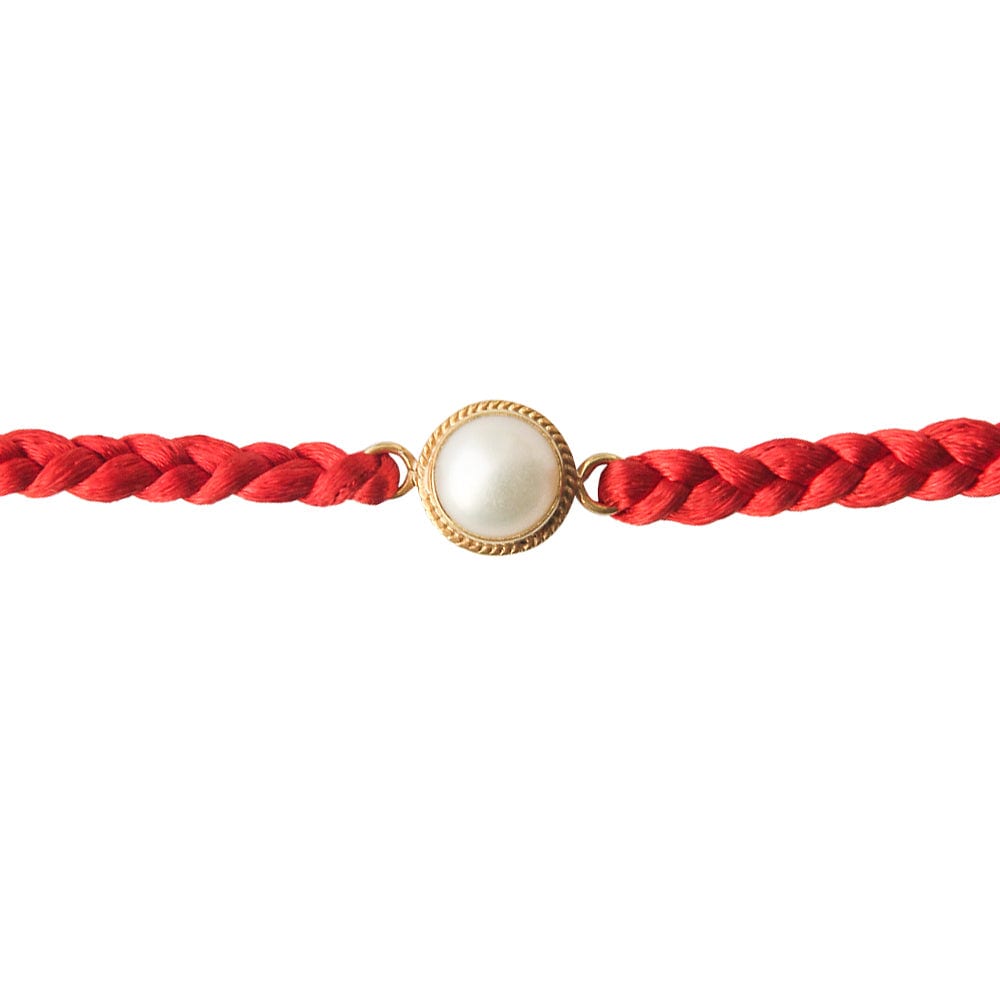 92.5 Silver Pearl Rakhi