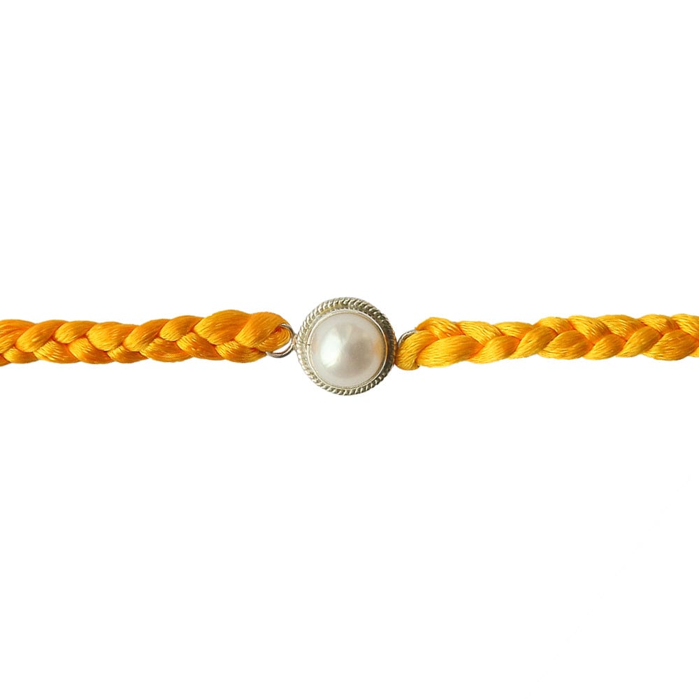 92.5 Silver Pearl Rakhi