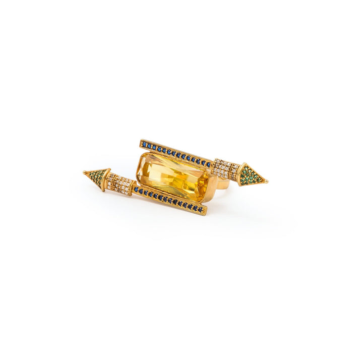 925 Silver Cocktail Patakha Rocket Ring