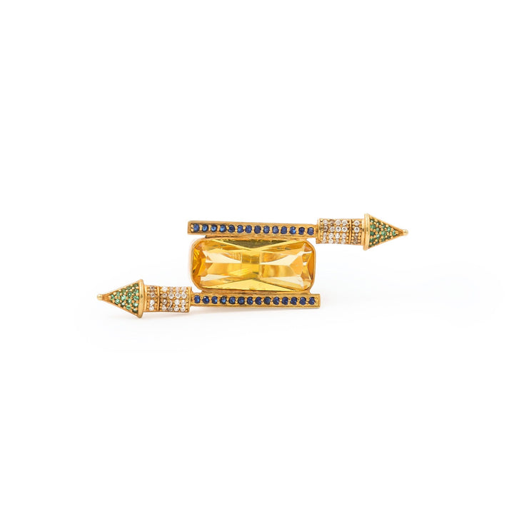 925 Silver Cocktail Patakha Rocket Ring