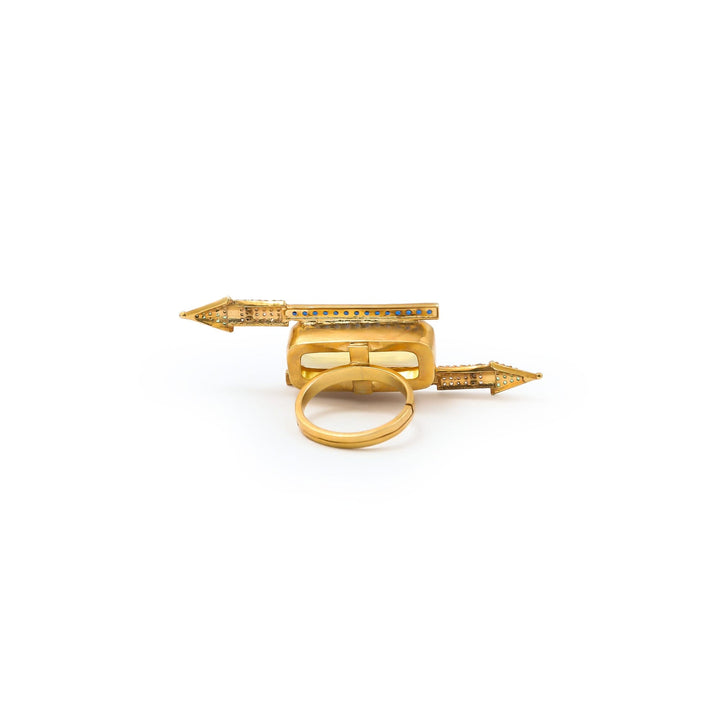 925 Silver Cocktail Patakha Rocket Ring