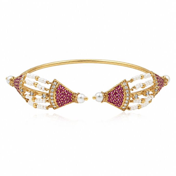 925 Silver Patakha Anar Bangle