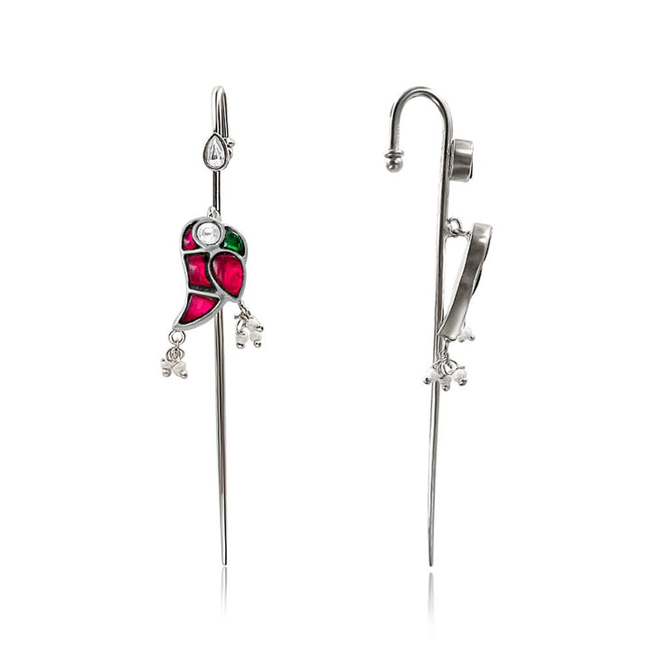 Mithu Silver Needle Earcuff