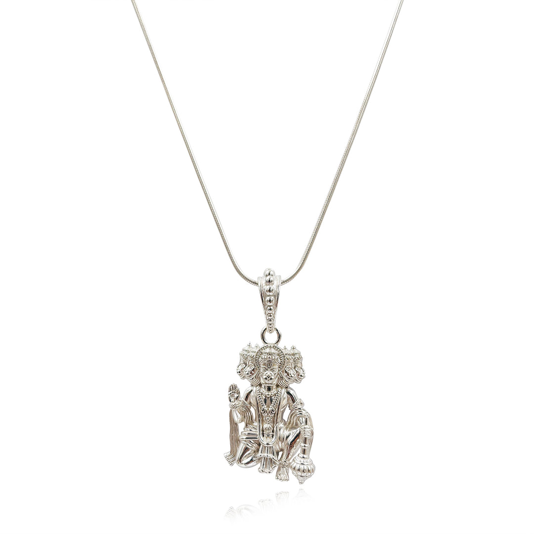 925 Silver Panchmukhi Hanuman Pendant