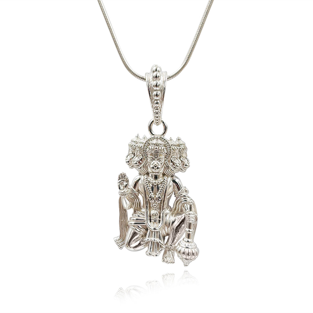 925 Silver Panchmukhi Hanuman Pendant