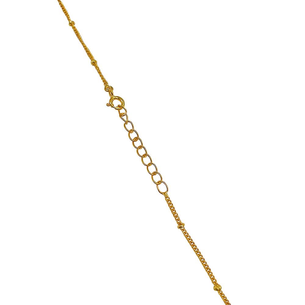Mithu Pure 925 Silver 24k Gold Plated Necklace