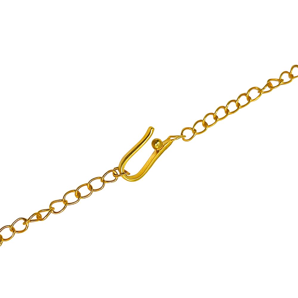 Mithu Love Bird Silver 24k Gold Plated Necklace