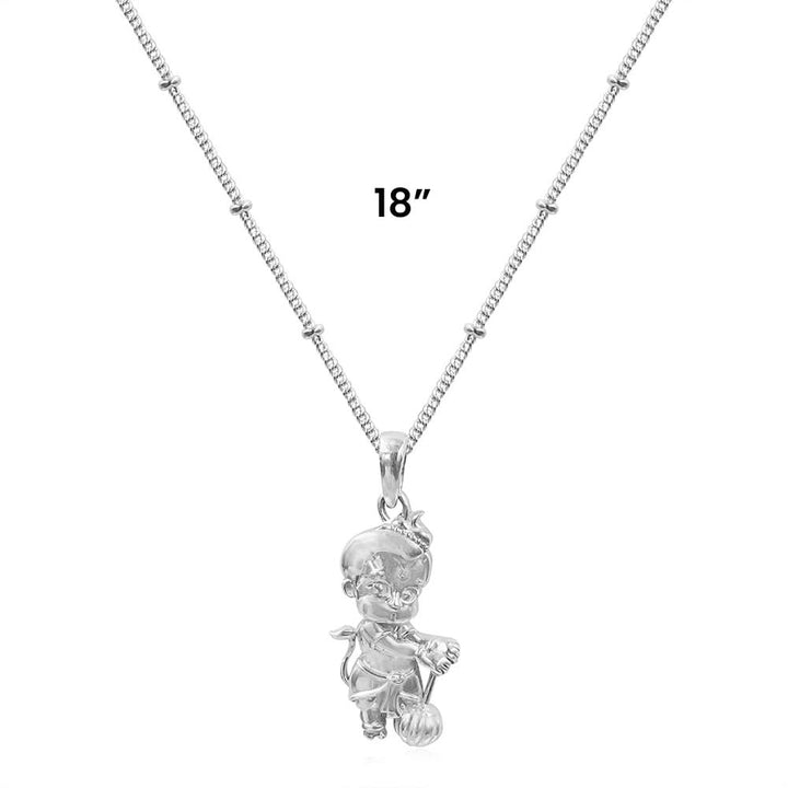 92.5 silver bal hanuman pendant