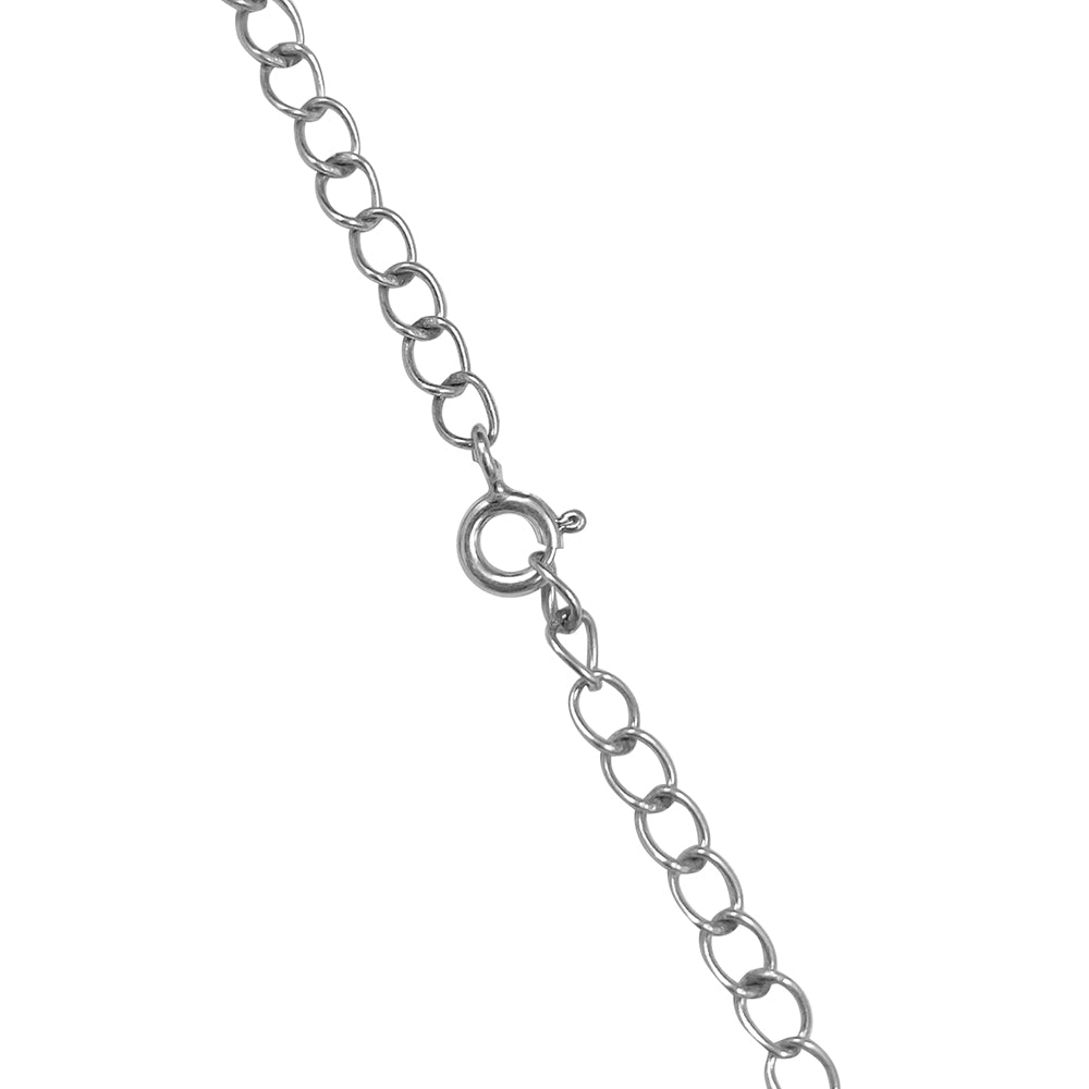 Mithu Emerald Charm Silver Bracelet