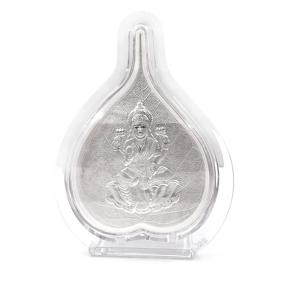 999 Pure Silver Goddess Laxmi Paan Keepsake