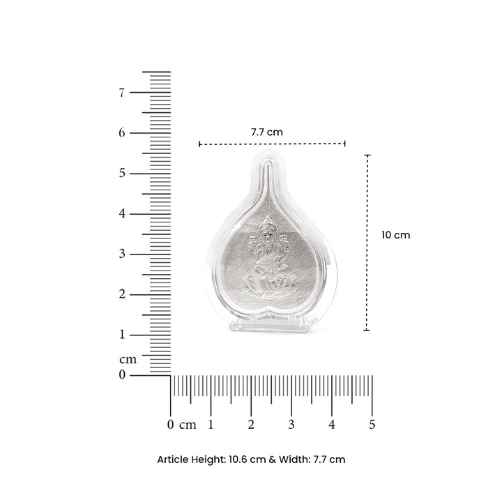 999 Pure Silver Goddess Laxmi Paan Keepsake