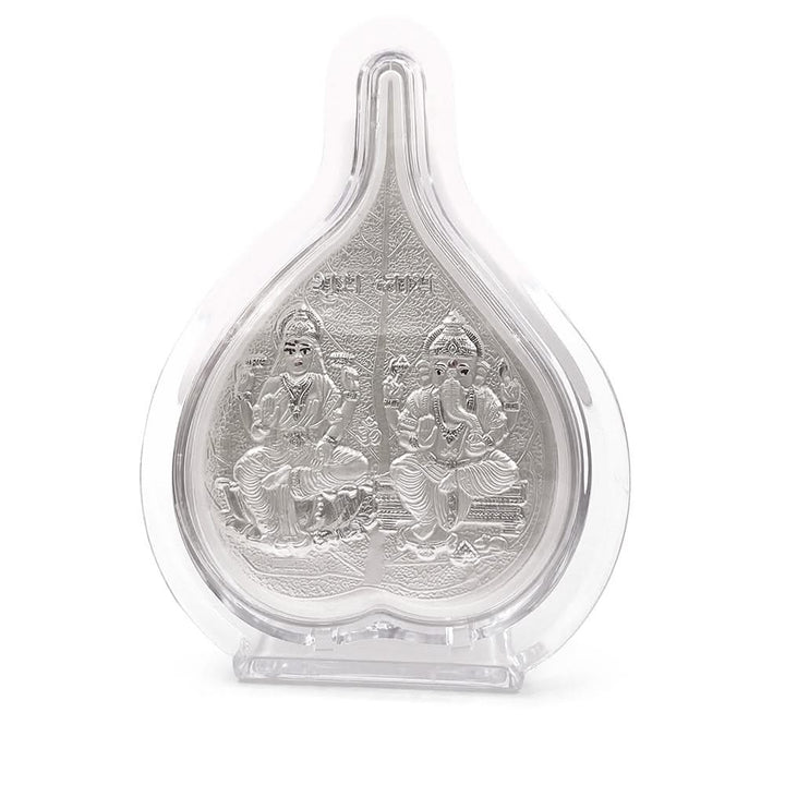 999 Pure Silver Betel Laxmi-Ganesha Keepsake