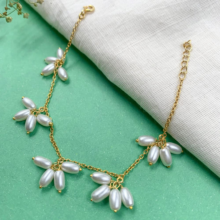 Pearl Bloom Silver 925 Bracelet