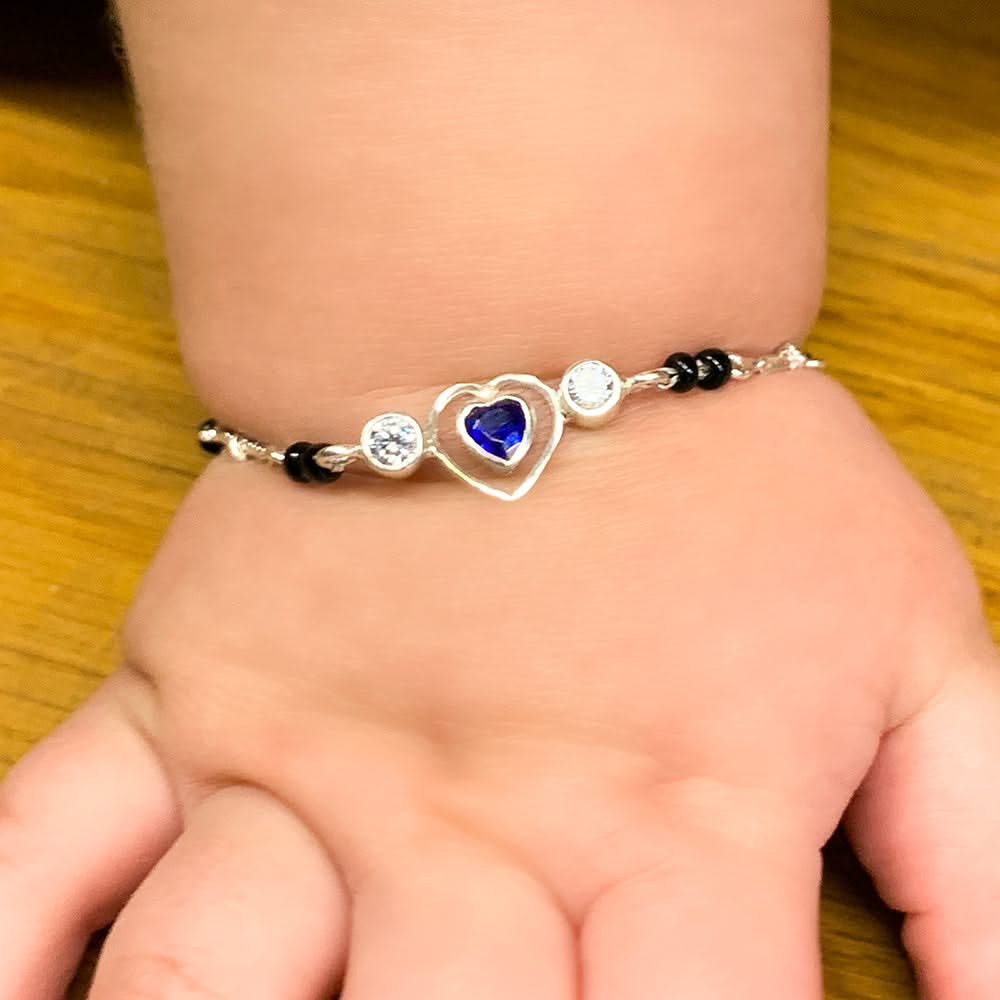 Silver 925 Baby Nazar Suraksha Bracelet