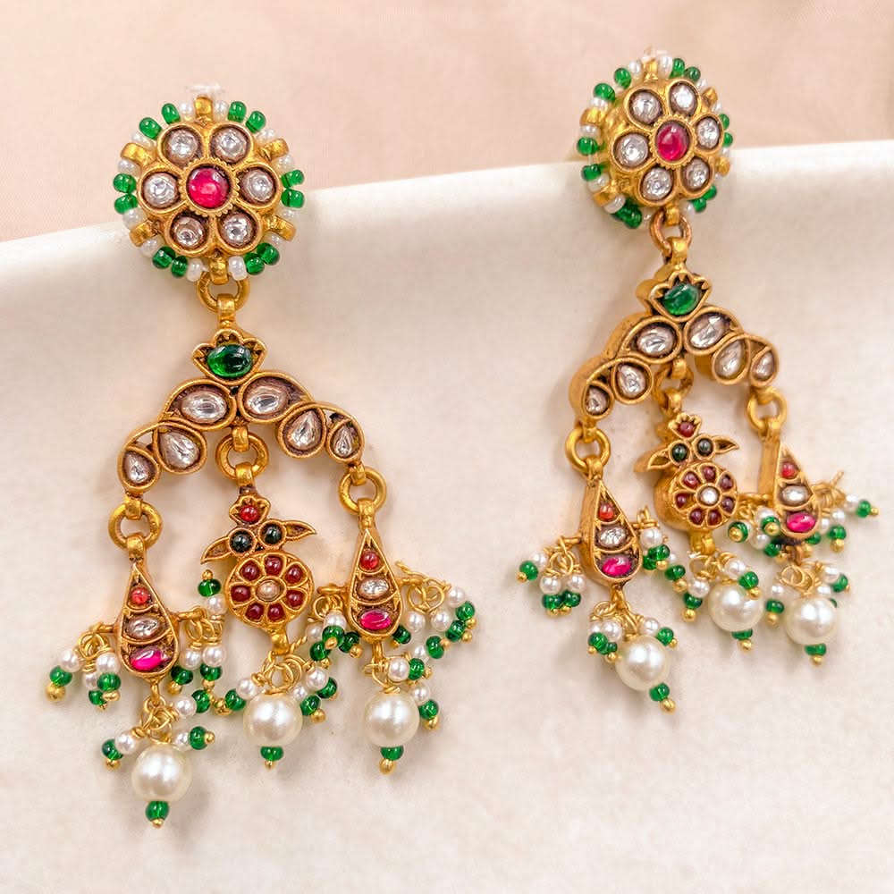 92.5 Sterling Silver Gold-Plated Earrings