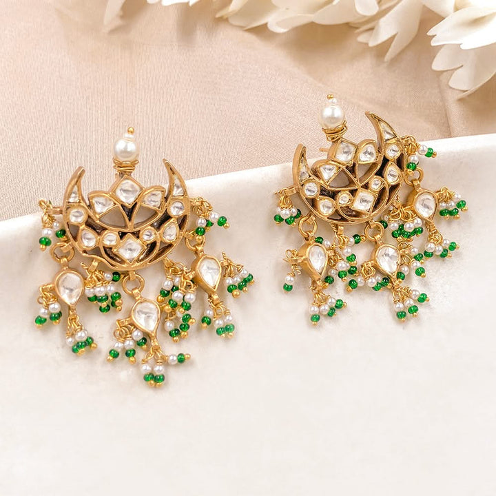 Silver Moon Chand Bali  Earrings