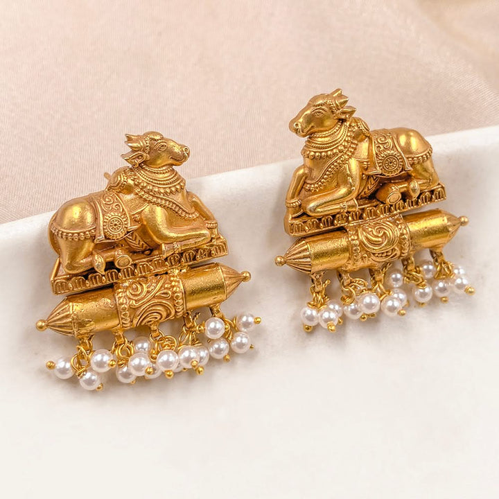 Silver 925 Nandi Stud Earings