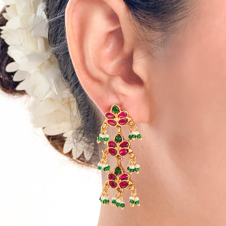 Gold Plated Silver Earrings Mithu