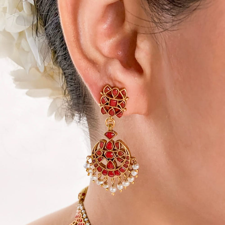 Silver Earrings Gold Plated