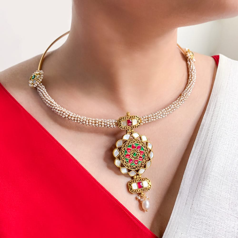 Gold Plated Silver Necklace