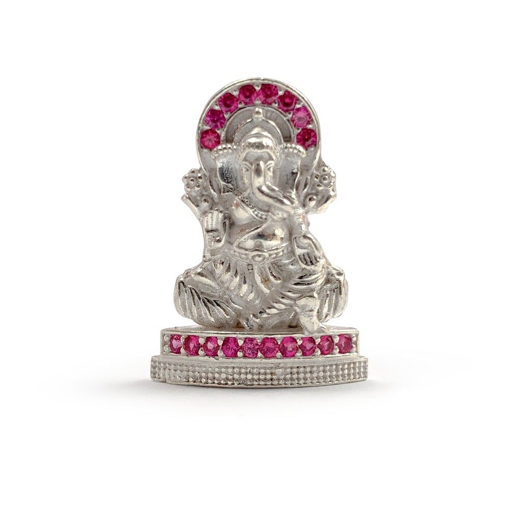 Ganesha idol in 92.5 silver