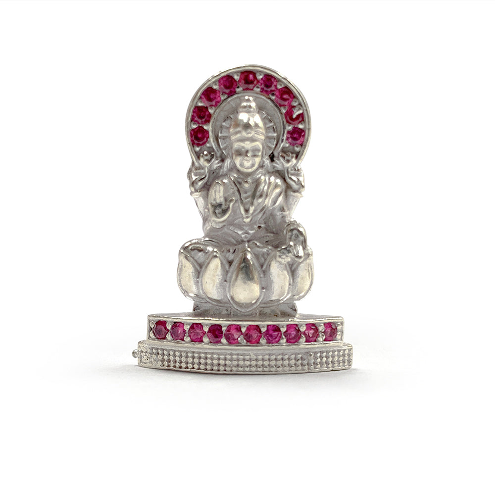 Laxmi idol in pure silver