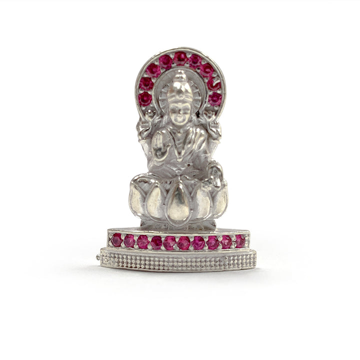 Laxmi idol in pure silver