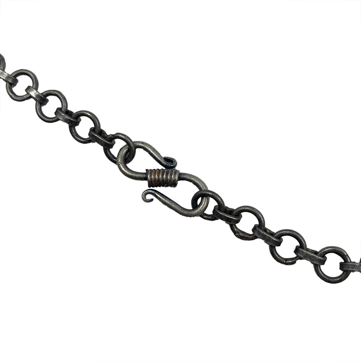 Silver 925 Sapphire Bloom Necklace