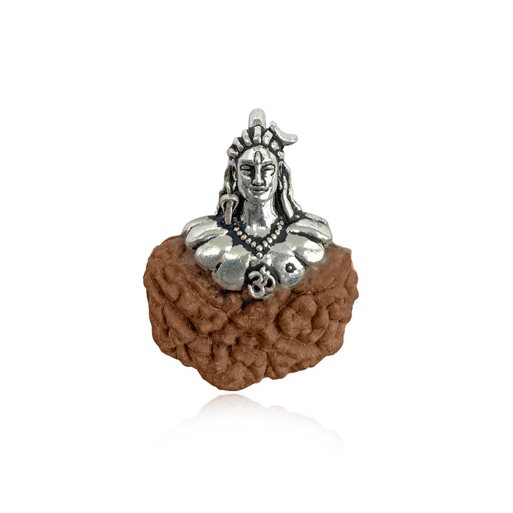 925 Silver Rudraksha Shiva ji Pendant