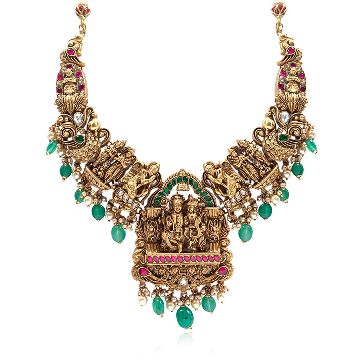 Silver 925 Gauri Shankar Haaram