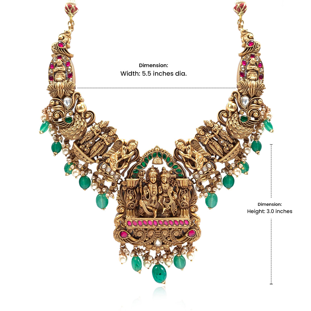 Silver 925 Gauri Shankar Haaram