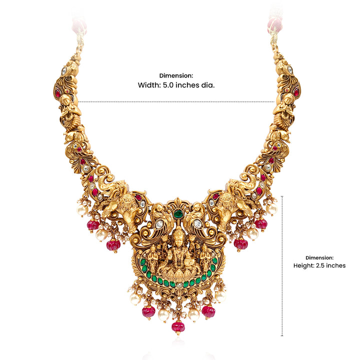 Pure 925 Lakshmi Necklace