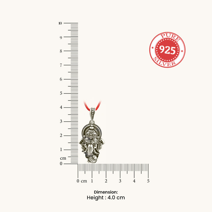 Silver 925 Ganesha Pendant