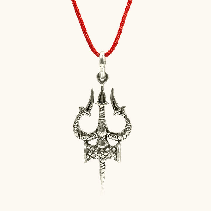 Silver 925 Trishul Pendant