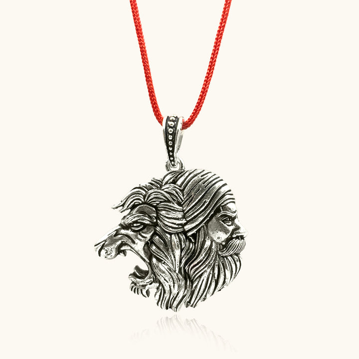 Silver Maratha King Shivaji Pendant