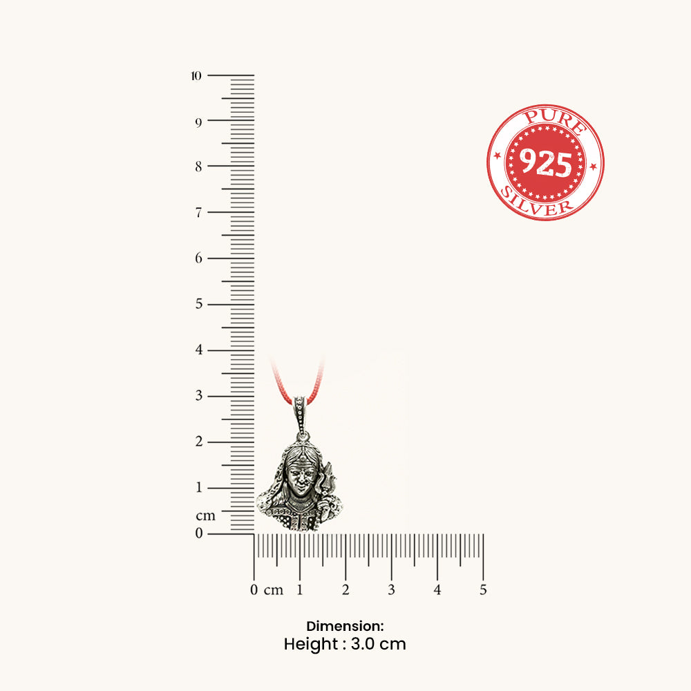 Silver 925 Karni Mata Pendant