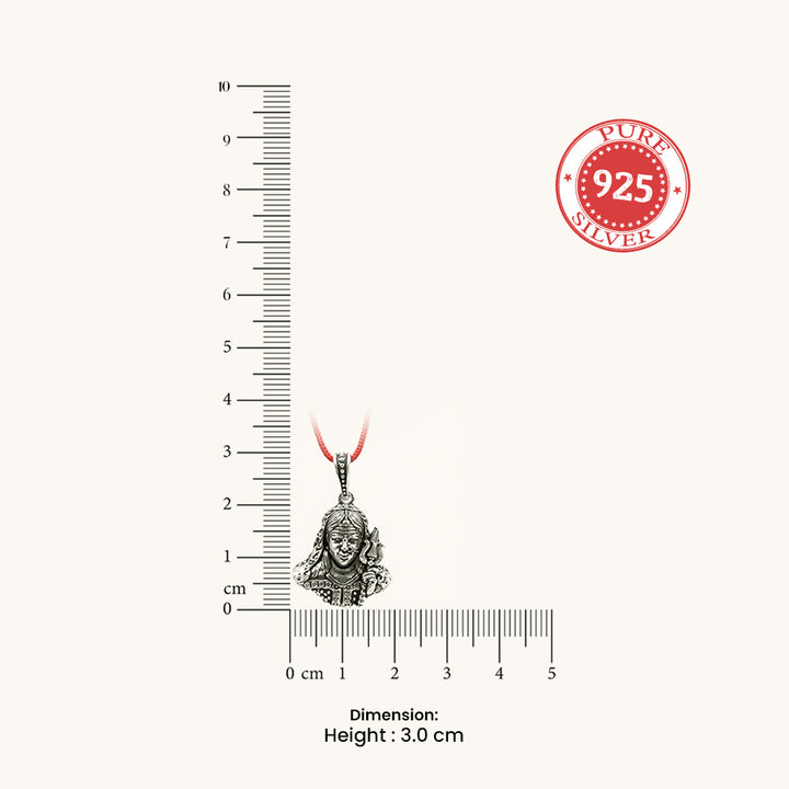 Silver 925 Karni Mata Pendant