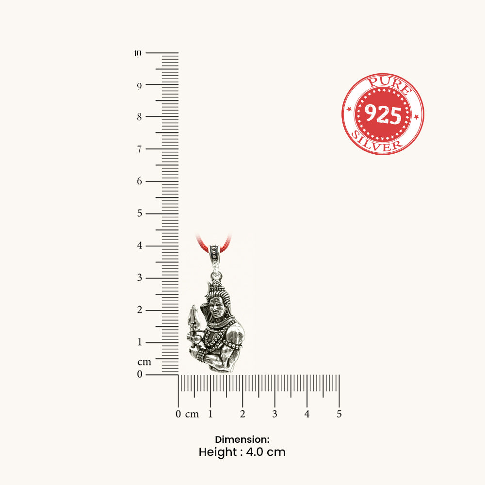 Silver 925 Lord Shiva Pendant