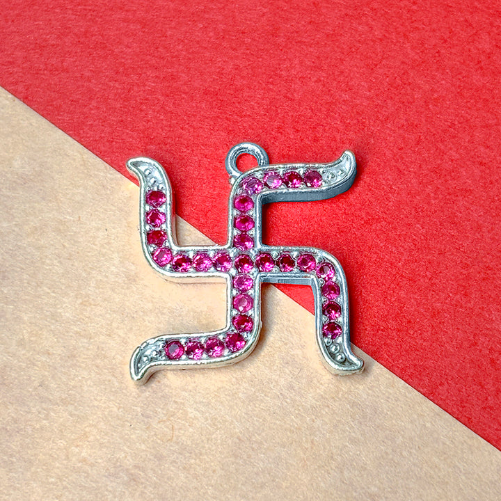 Pure 92.5 Silver Swastik Keepsake