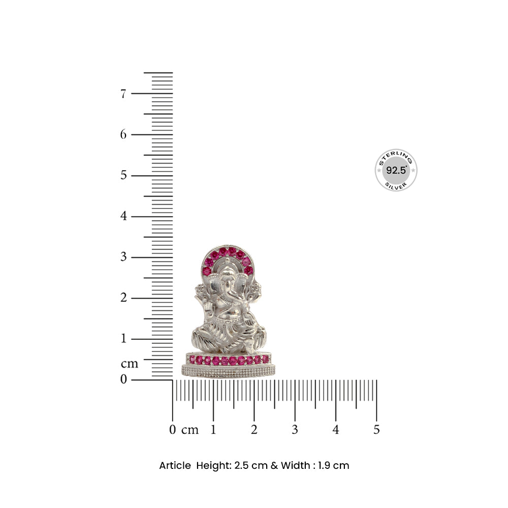 Ganesha idol in 92.5 pure silver