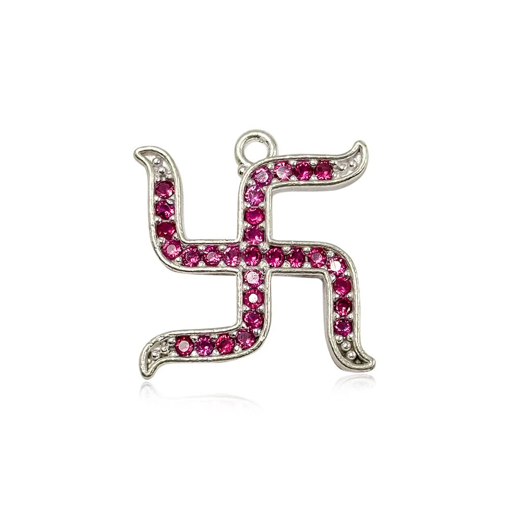 Pure 92.5 Silver Swastik Keepsake