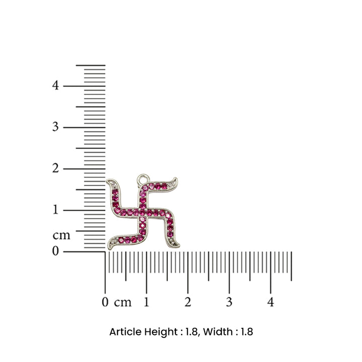Pure 92.5 Silver Swastik Keepsake